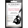 Yoskine Geisha Mask Shiitake Czarna Maska na tkaninie nawilżająca i zwężająca pory  20ml