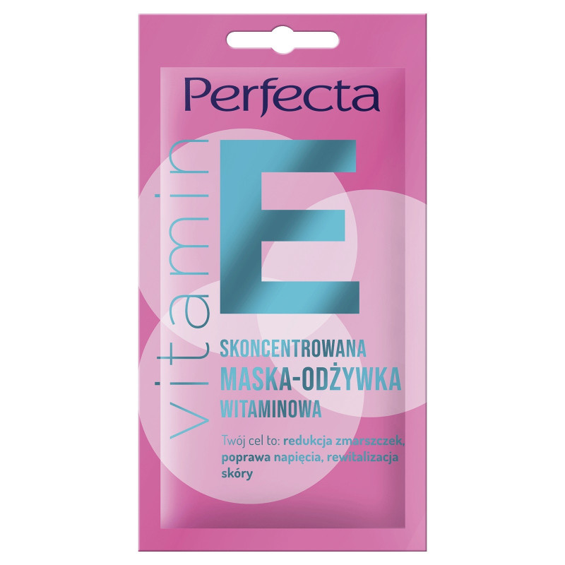 Perfecta Beauty Vitamin E Skoncentrowana Maska-odżywka witaminowa 8ml Perfecta Beauty Vitamin E Skoncentrowana Maska-odżywka witaminowa 8ml