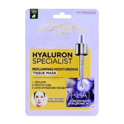 Loreal Hyaluron Specialist Nawilżająca Maska do twarzy na tkaninie 30g