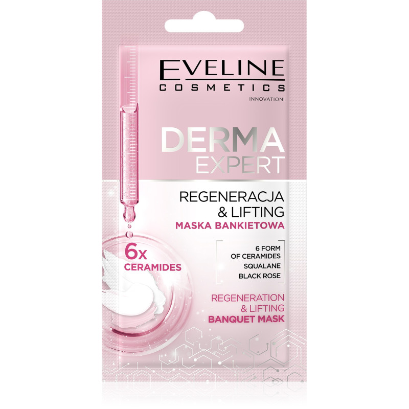 EVELINE Derma Expert Maska bankietowa - regeneracja i lifting 8 ml