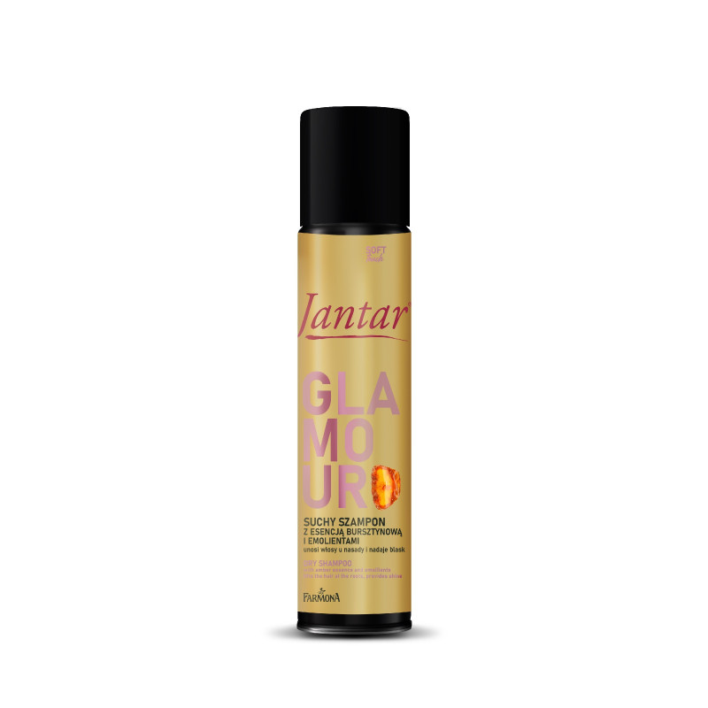 FARMONA Jantar Suchy Szampon do włosów Glamour z esencją bursztynową i emolientami 180ml FARMONA Jantar Suchy Szampon do włosów Glamour z esencją bursztynową i emolientami 180ml