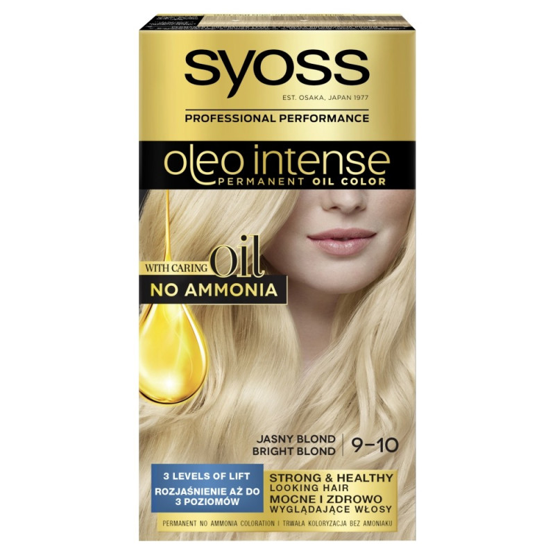 Schwarzkopf Syoss Farba do włosów Oleo 9-10 jasny blond 1op. Schwarzkopf Syoss Farba do włosów Oleo 9-10 jasny blond 1op.