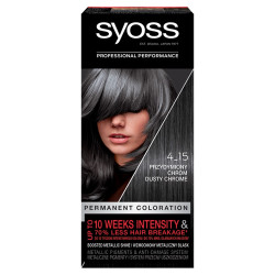 Schwarzkopf  Syoss Farba do włosów Permanent Coloration nr 4_15 Przydymiony Chrom 1op.