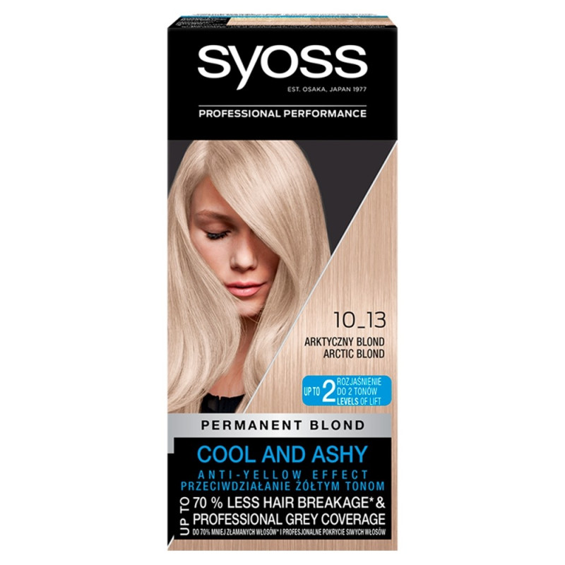 Schwarzkopf Syoss Farba do włosów Arktyczny blond nr 10-13  1op.