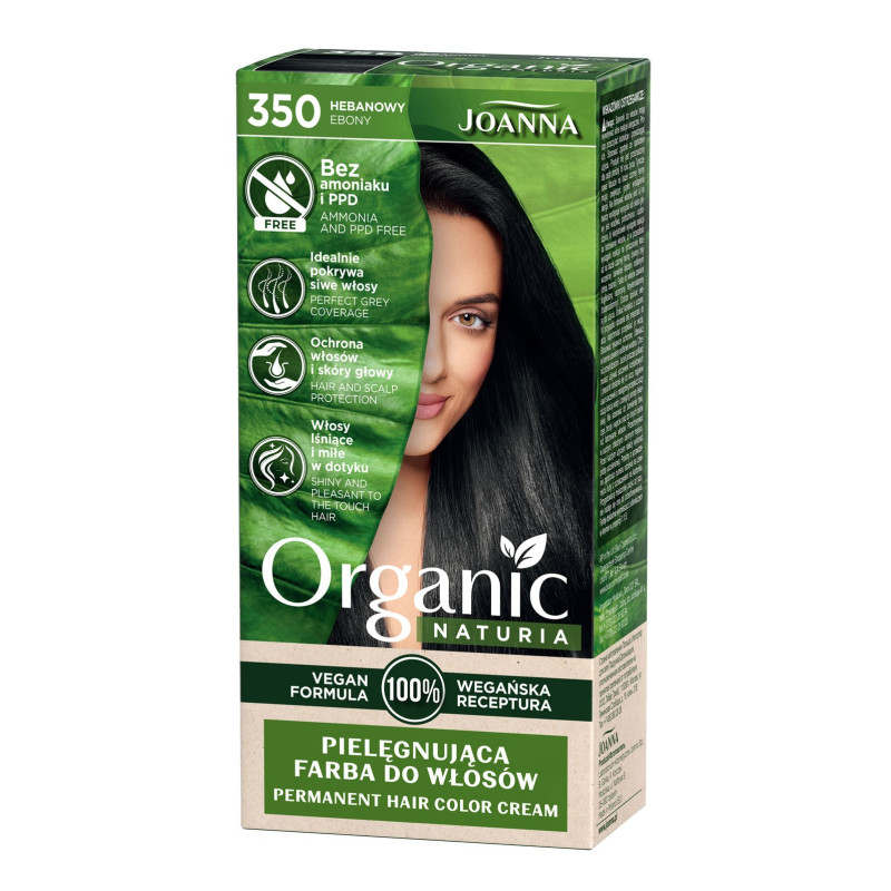 Joanna Naturia Organic Vegan Farba nr 350 Herbanowy 1 op.