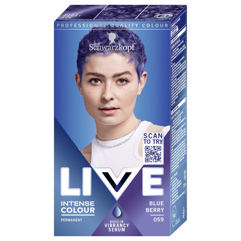 SCHWARZKOPF Live Blue Berry Farba do włosów 059